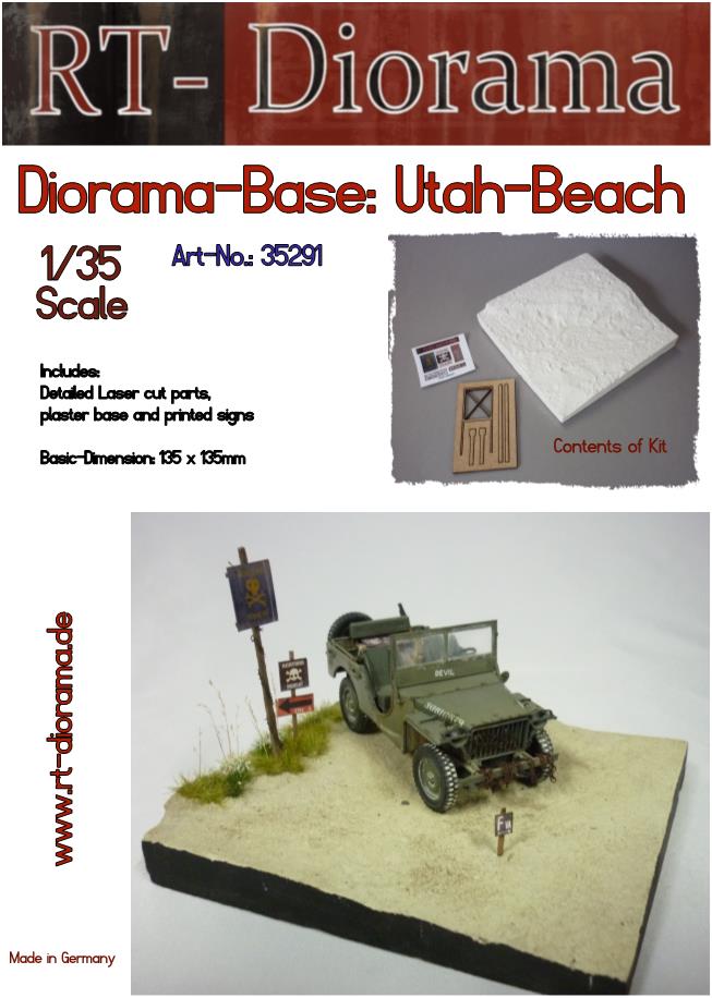 1/35 Diorama-Base: "Utah Beach" [Standard]