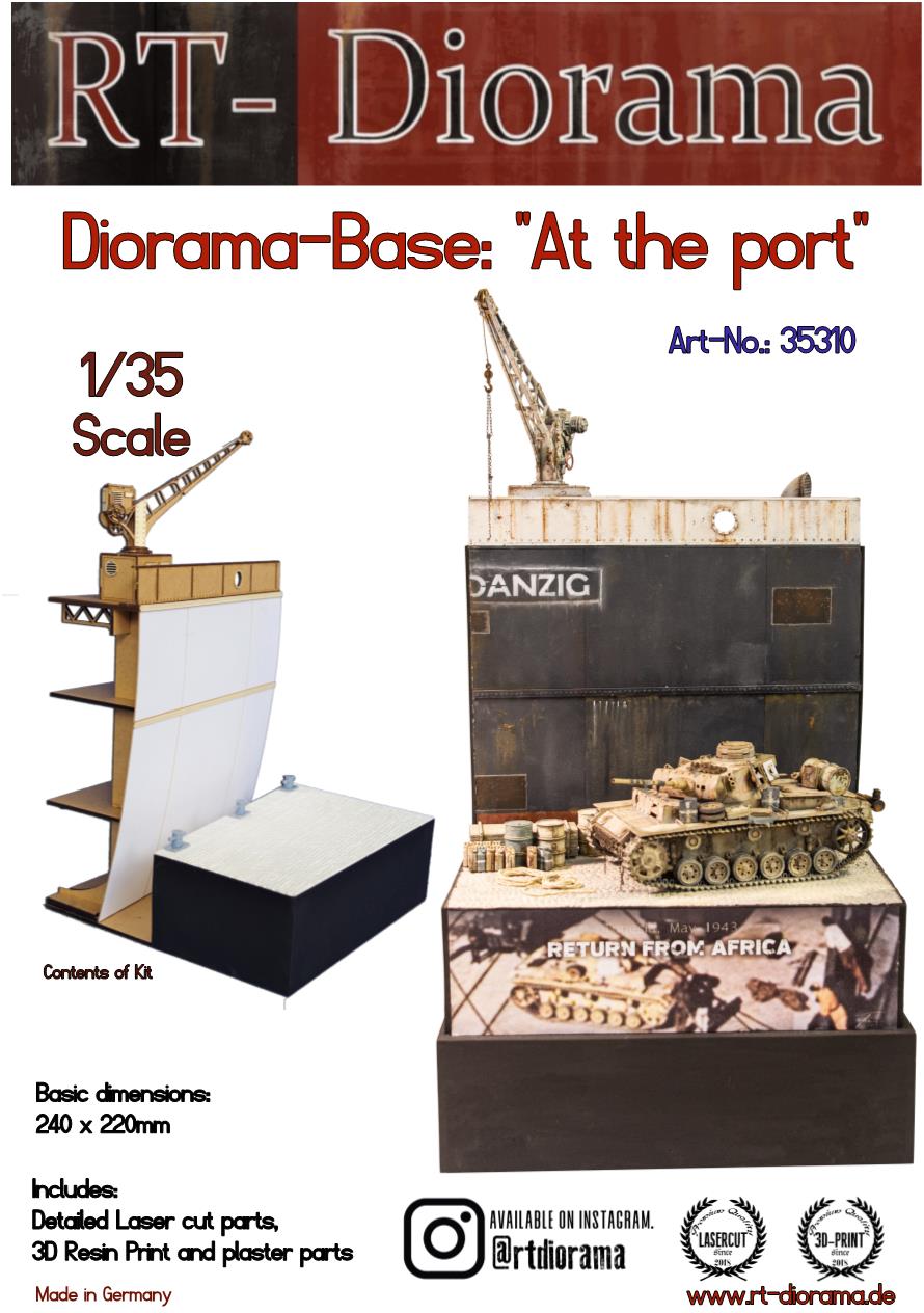 1/35 Diorama-Base: "At the Port" [Standard]