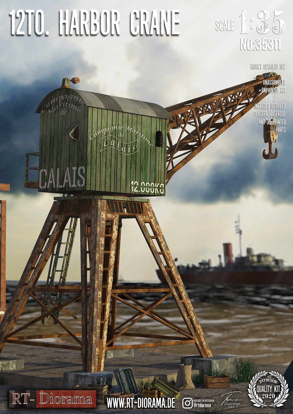 1/35 12t Harbor Crane [Standard]