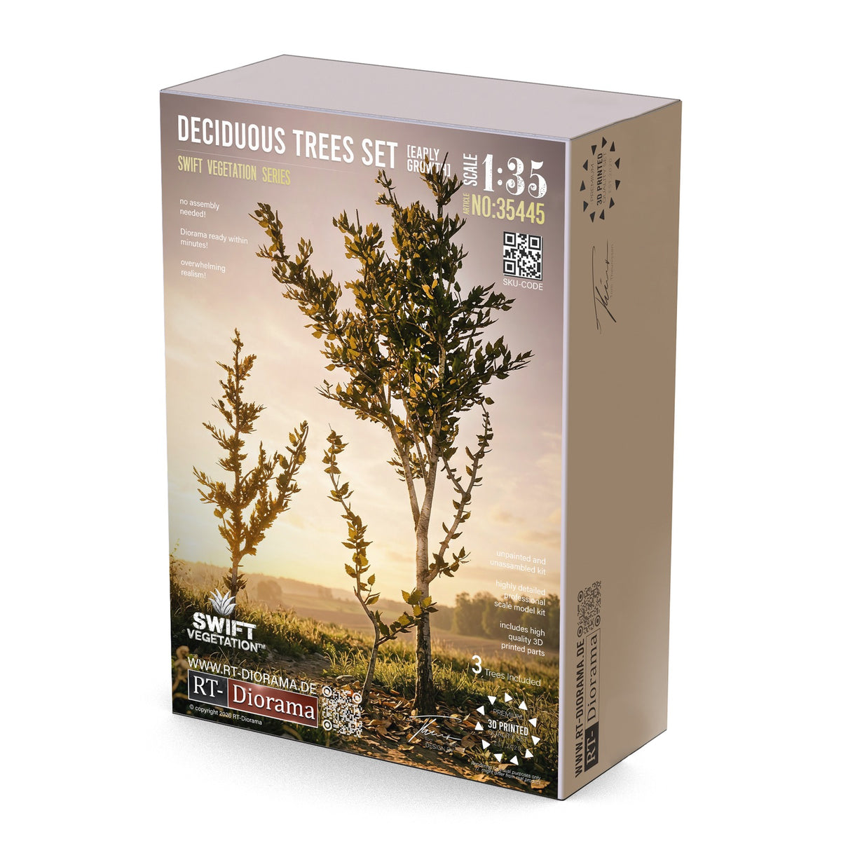 Deciduous Trees Set [Early Growth]