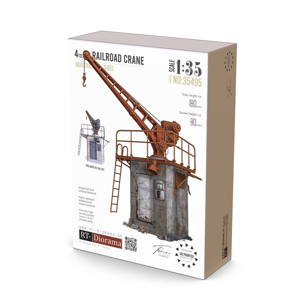 4to. Railroad Crane