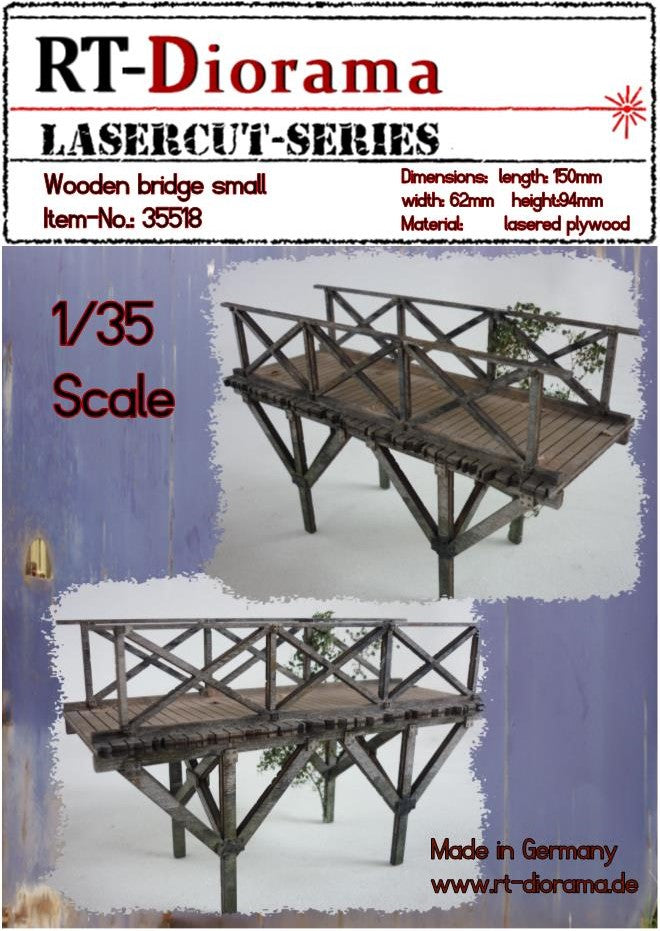 1/35 Wooden Bridge Small