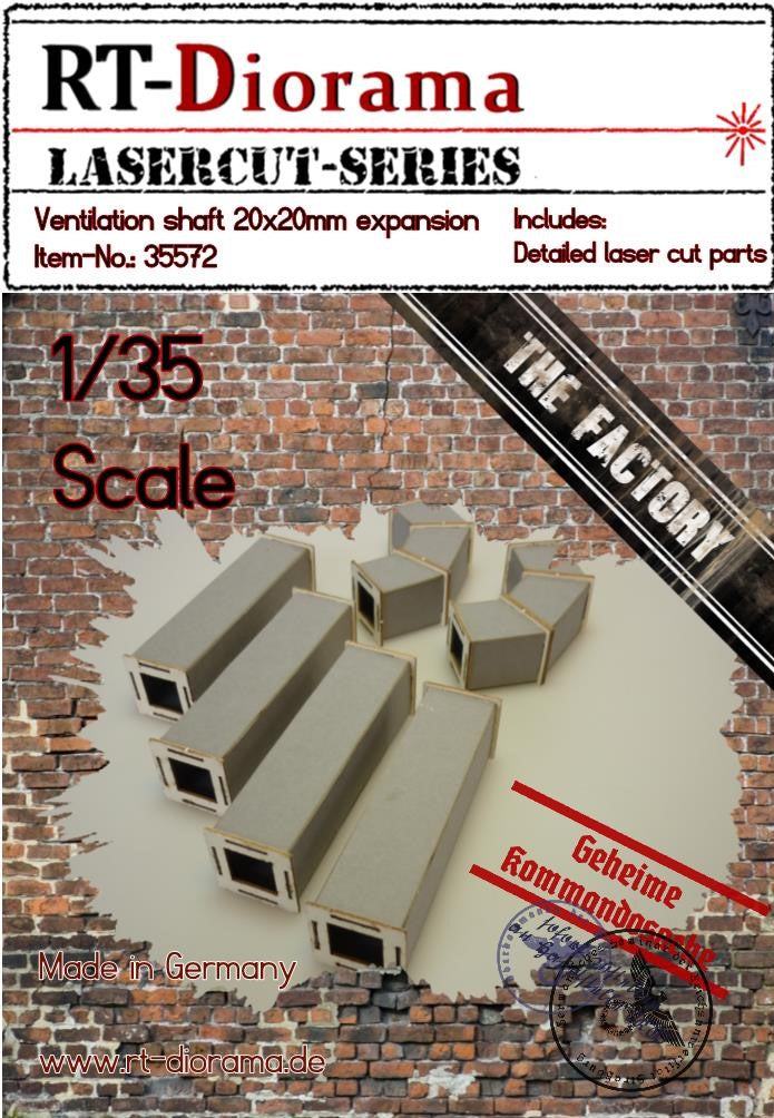 1/35 Ventilation Shaft 20x20mm Expansion