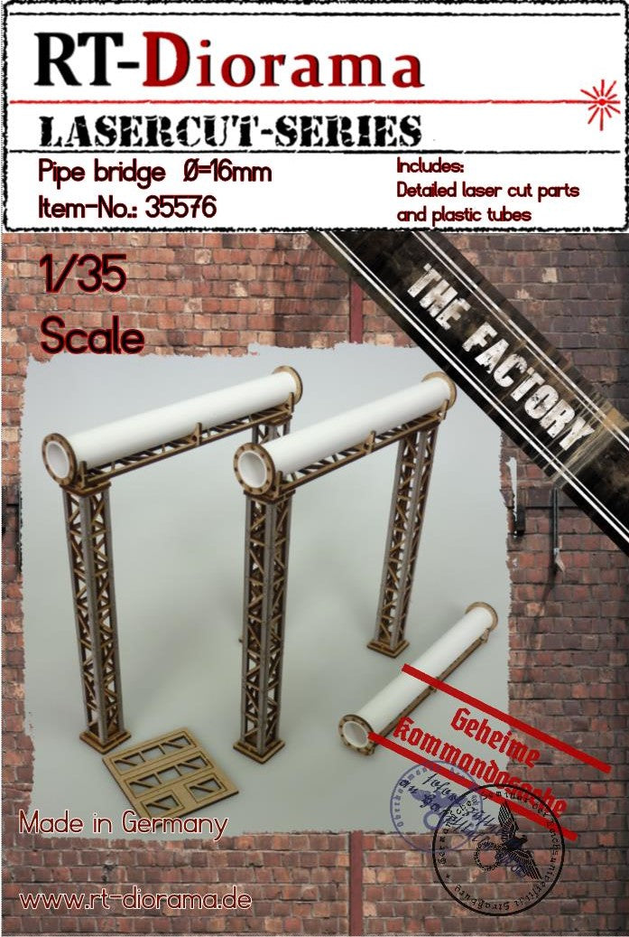1/35 Pipe Bridge 16mm