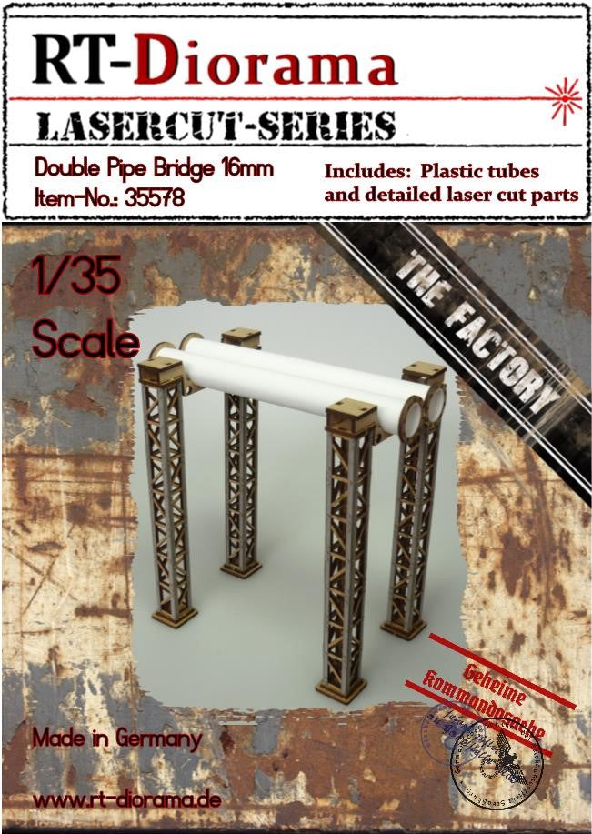 1/35 Double Pipe Bridge 16mm