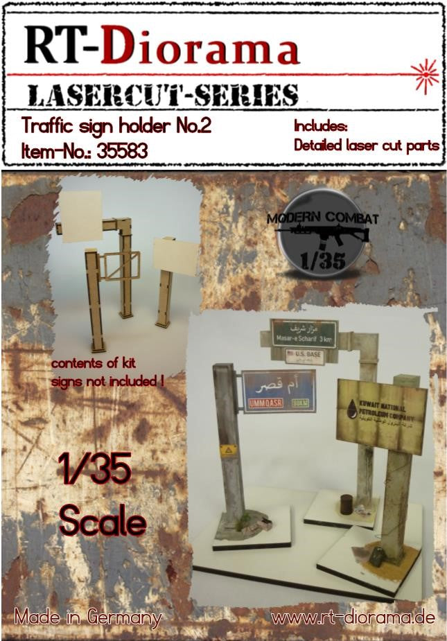 1/35 Traffic Sign Holder No.2