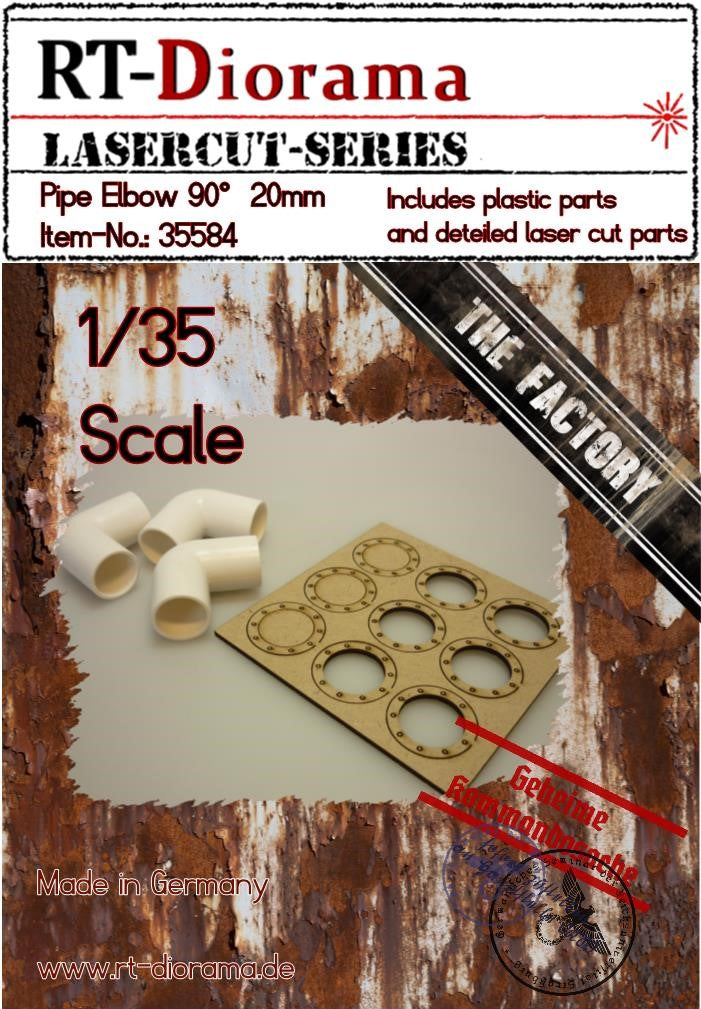 1/35 Pipe Elbow 90° 20mm