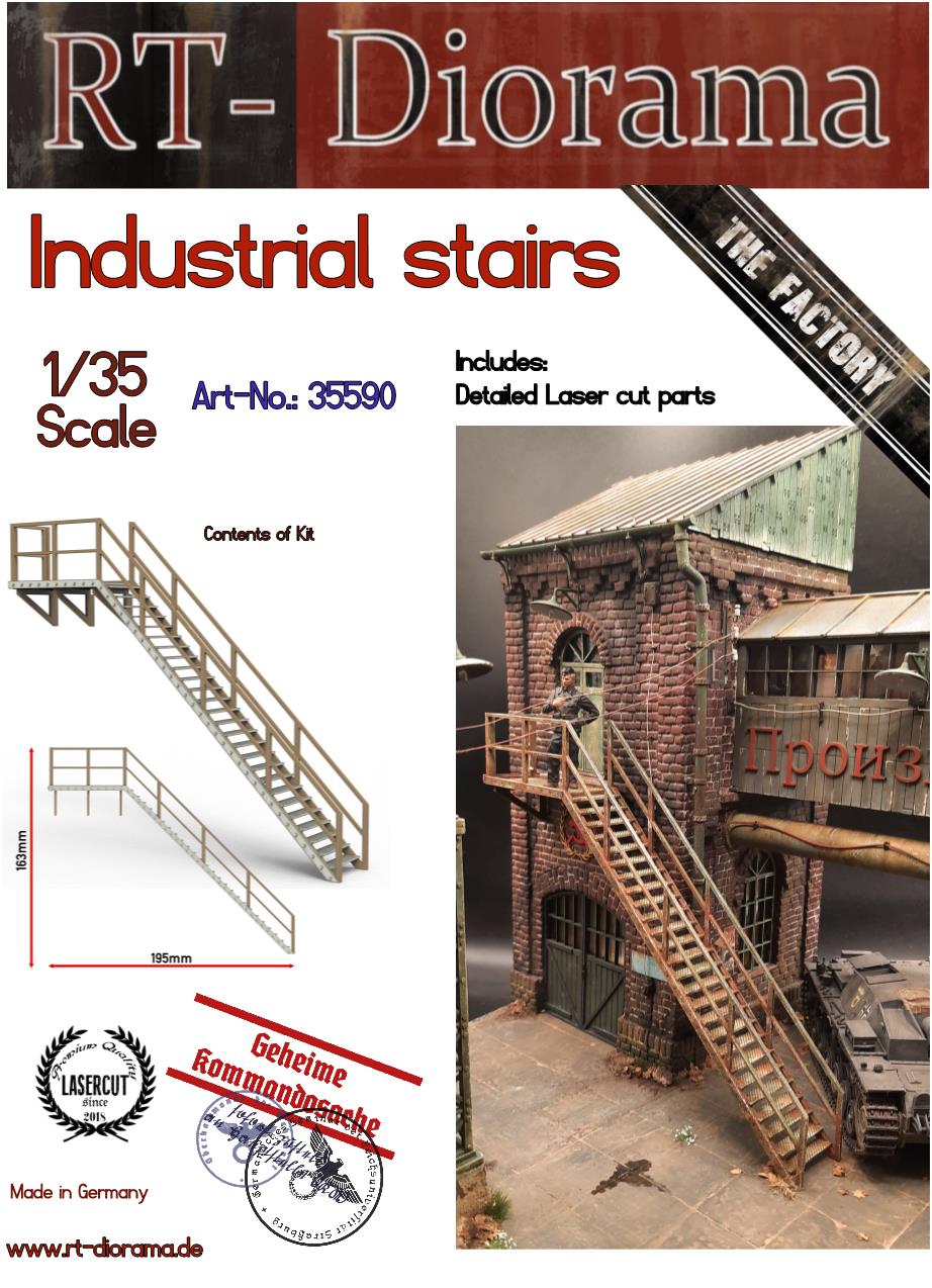 1/35 Industrial Stairs