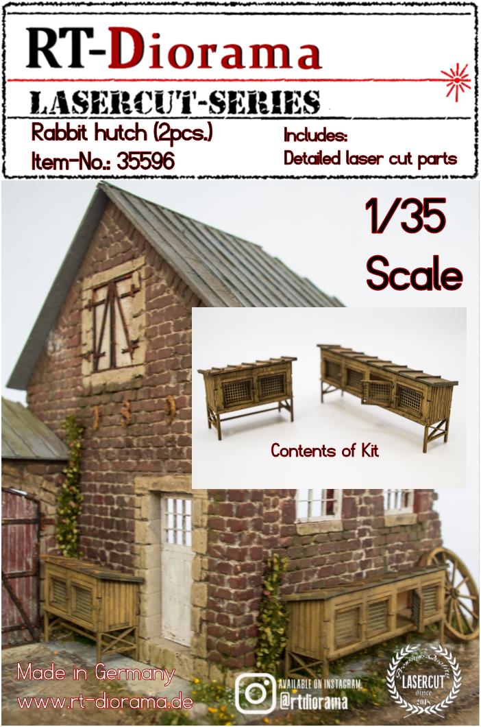 1/35 Rabbit Hutch 2 pcs.