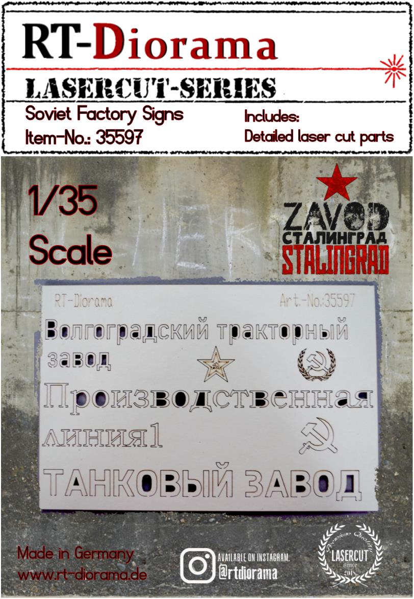 1/35 Soviet Factory Signs