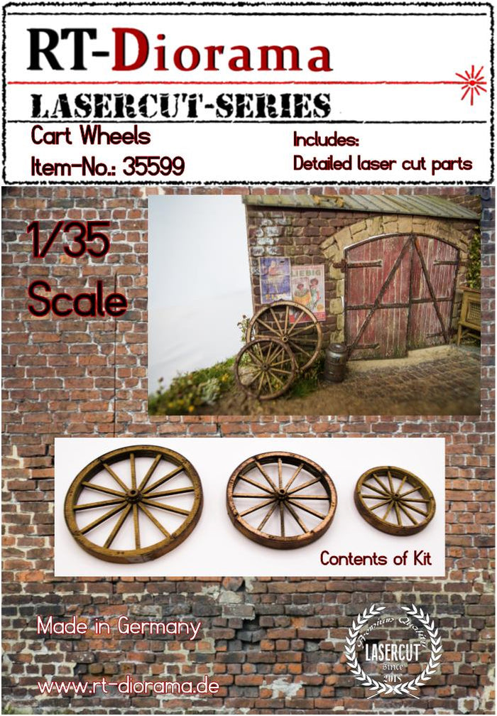 1/35 Cart Wheels