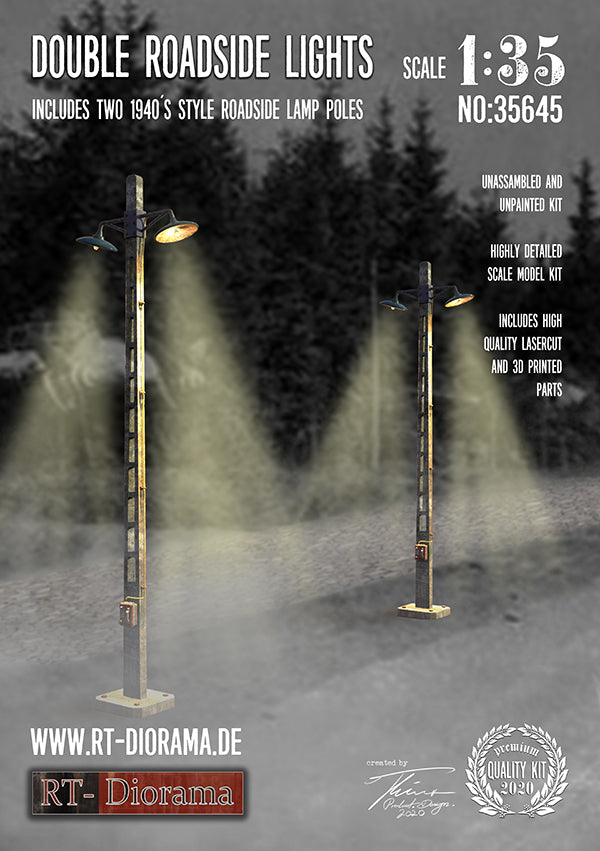 1/35 Double Roadside Lights