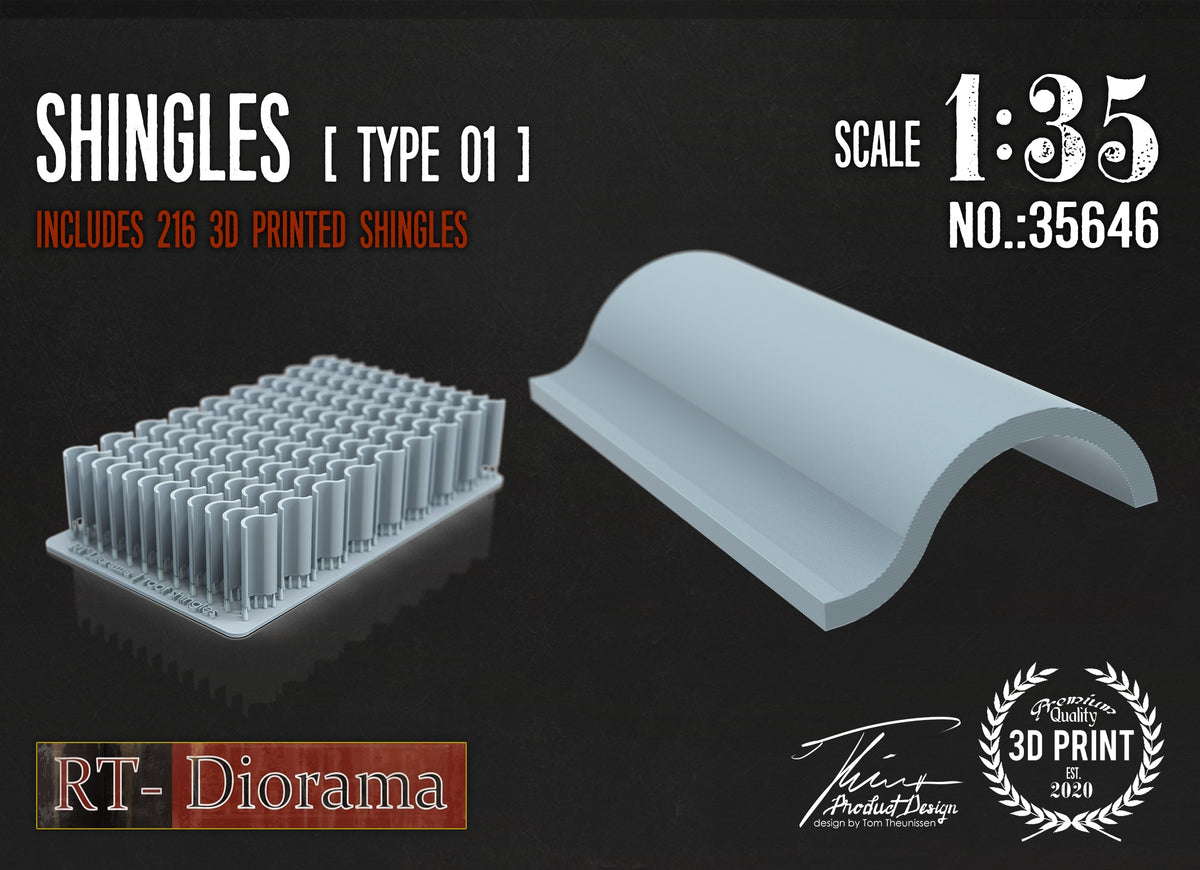 1/35 Shingles [Type 1] (216 pcs.)