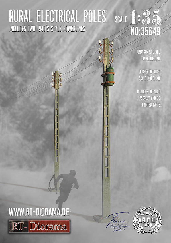 1/35 Rural Electrical Poles