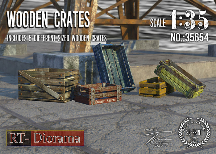 1/35 Wooden Crates