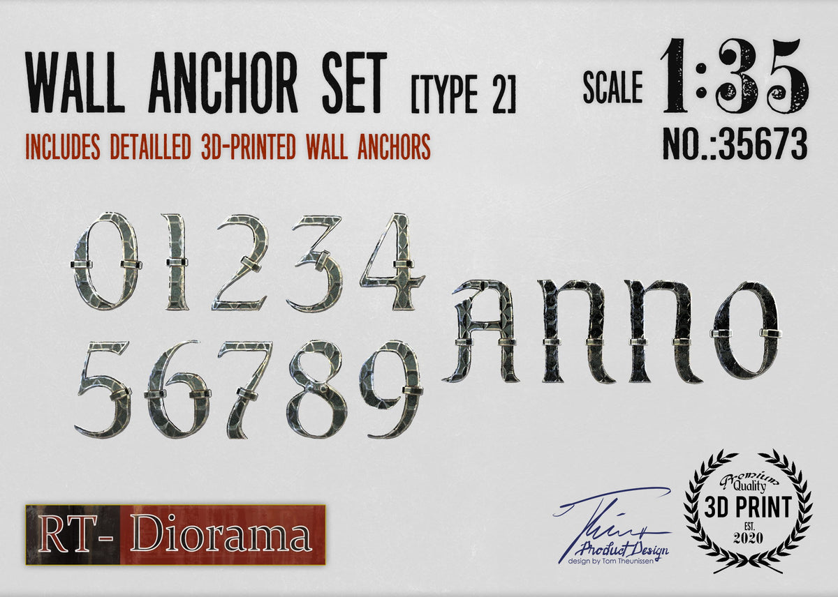1/35 Wall Anchor Set [Type 2]