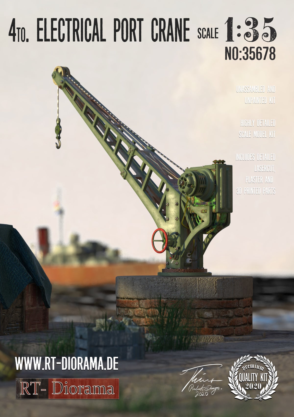 1/35 4t Electrical Port Crane