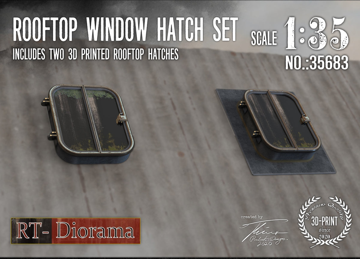 1/35 Rooftop Window Hatch Set