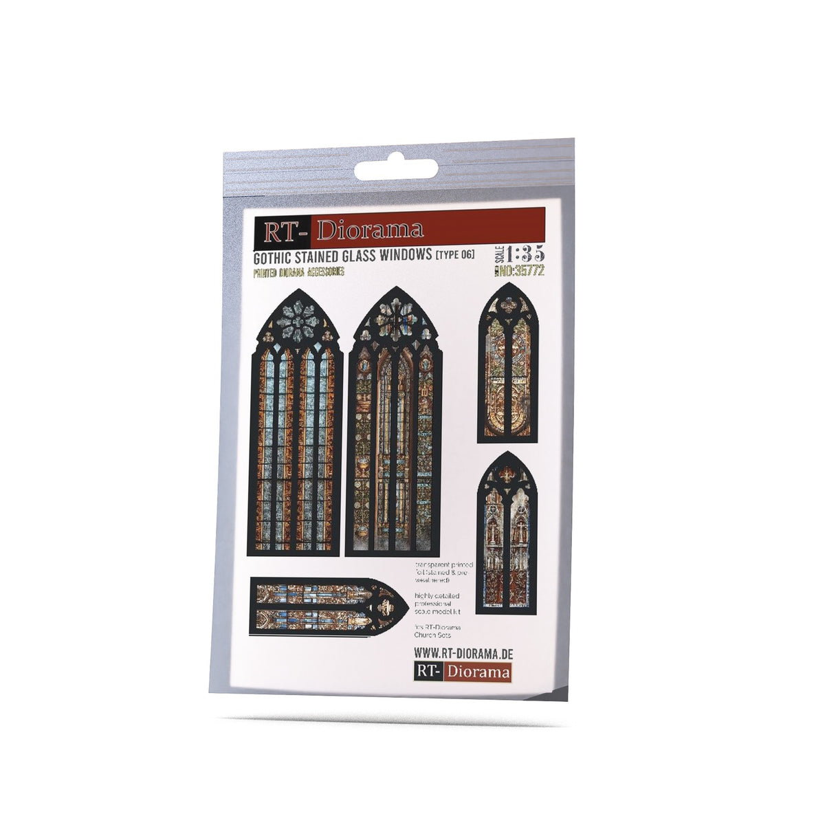 Printed Accesories: Gothic Stained Glass Windows Typ6