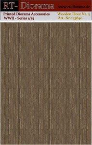 1/35 Printed Accesories: Wooden Floor Nr.5