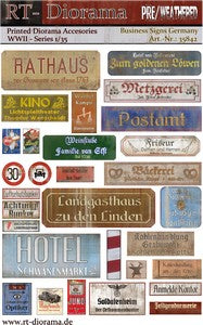 1/35 Printed Accesories: Business-Signs Germany