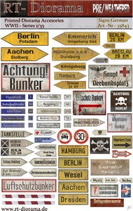 1/35 Printed Accesories: Signs Germany