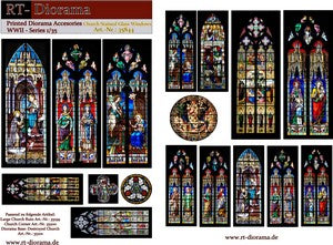 1/35 Printed Accesories: Church Stained Glass Windows