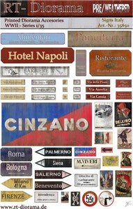 1/35 Printed Accesories: Signs Italy