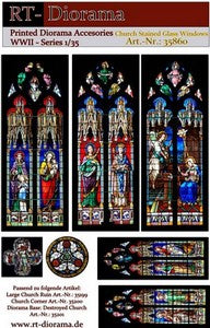 1/35 Printed Accesories: Church Stained Glass Windows