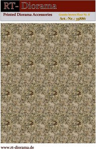 1/35 Printed Accesories: Granite Brown Floor Nr.8