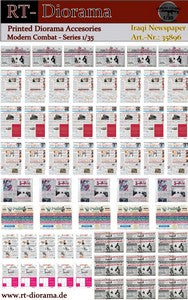 1/35 Printed Accesories: "Iraqi Newspapers