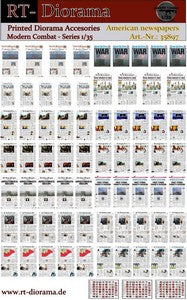 1/35 Printed Accesories: "American Newspapers