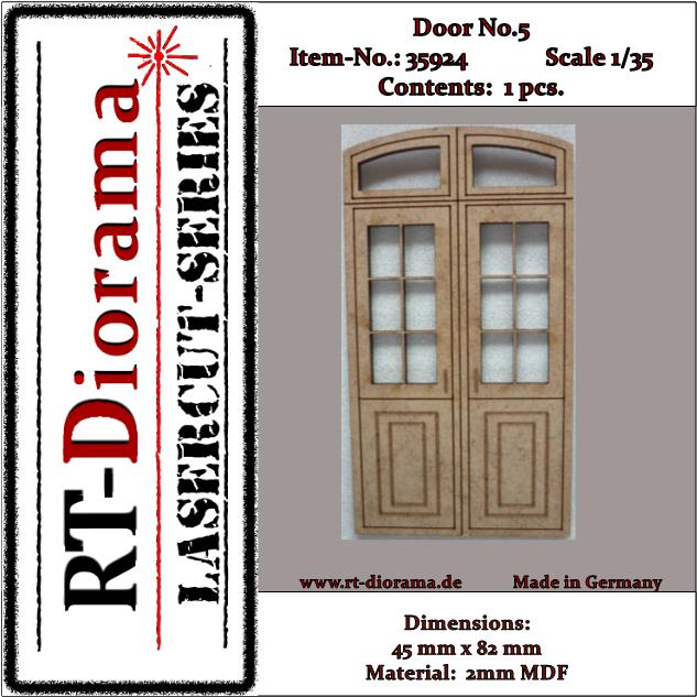 1/35 Lasercut: Doppel Ture Nr. 5