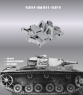 Cingoli Panzer III late (H–N), StuG III (B–G)  Panzer IV F–H
