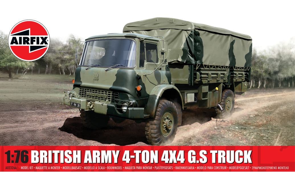 1/76 British Army 4-ton 4x4 G.S Truck