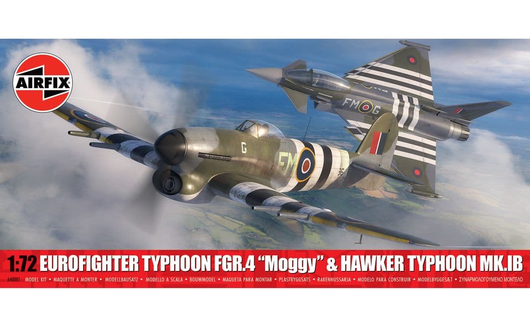 1/72 Twin Pack - Eurofighter Typhoon FGR.4 "Moggy" & Hawker Typhoon Mk.IB