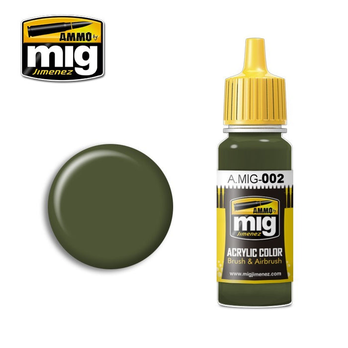 ACRYLIC COLOR RAL 6003 Olivgrun Opt. 2 - 17ml