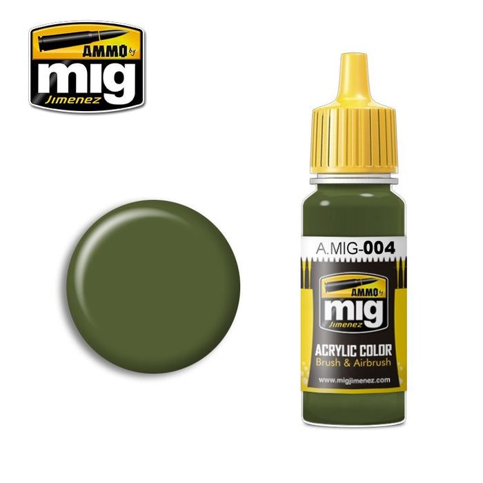 ACRYLIC COLOR RAL 6011 B Resedagrun - 17ml