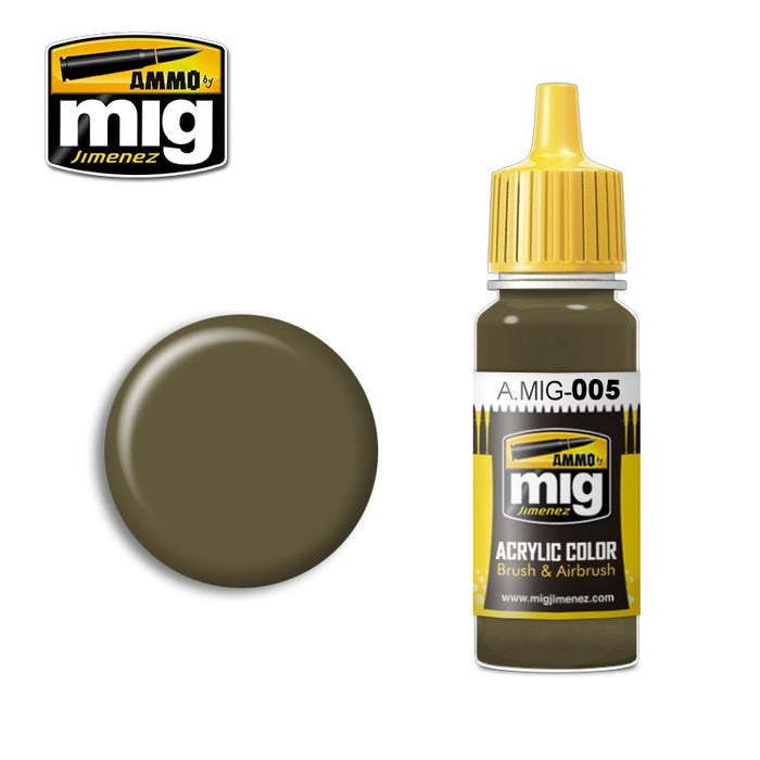 ACRYLIC COLOR RAL 7008 Graugrun - 17ml