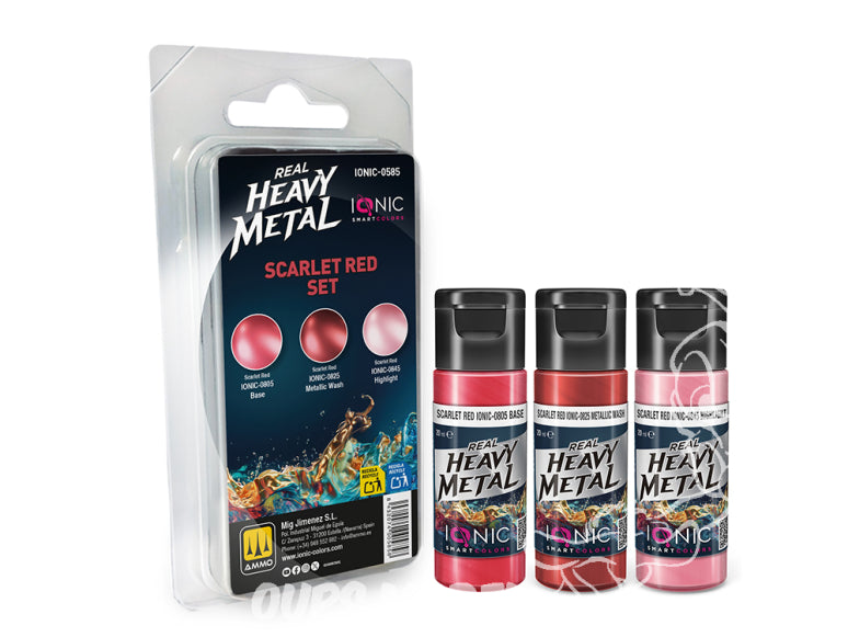 Real Heavy Metal  Scarlet Red Set