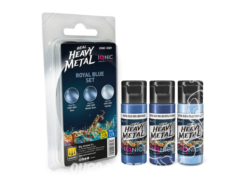 Real Heavy Metal Royal Blue Set