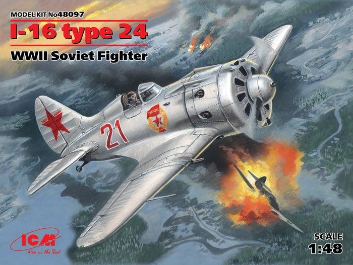 1/48 I-16 type 24 WWII Soviet Fighter