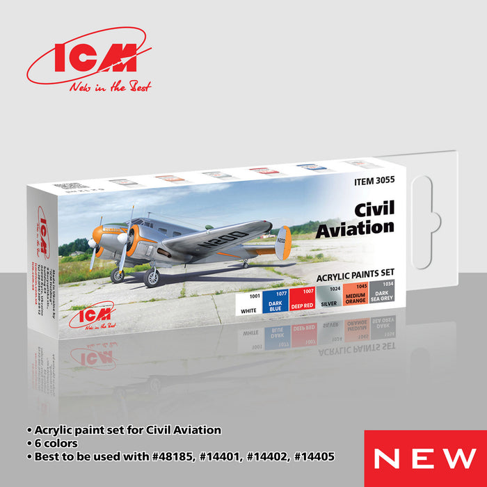 ACRYLIC SETS Civil Aviation (6 bottles x 12 ml)