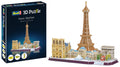 3D Puzzle Paris Skyline