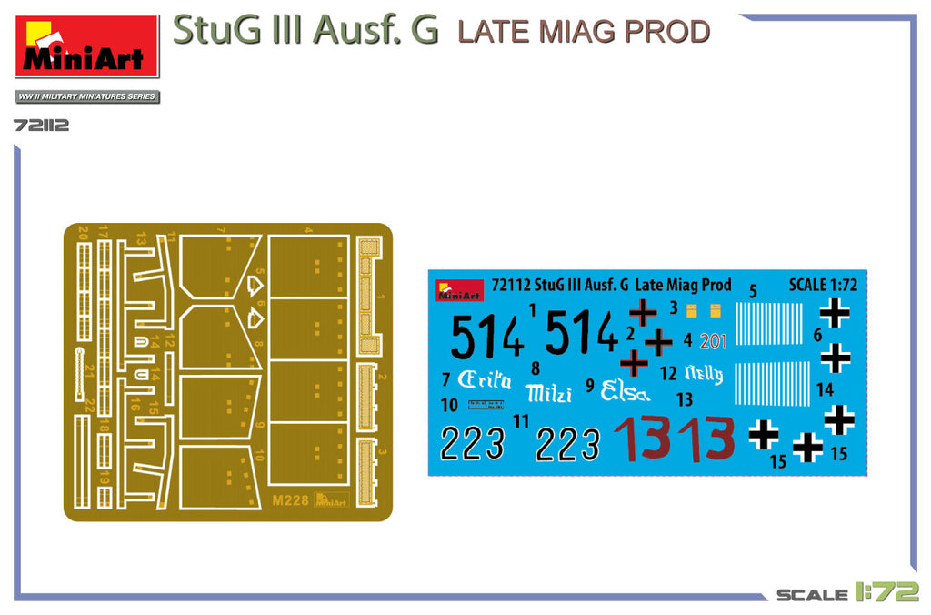 1/72 StuG III Ausf. G  Late Miag Prod.