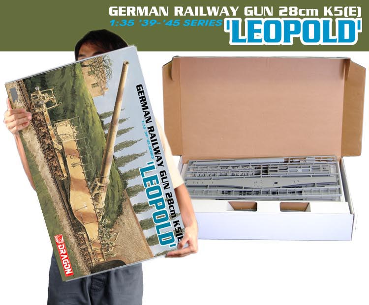 1/35 German Railway Gun 28cm K5(E) 'Leopold'