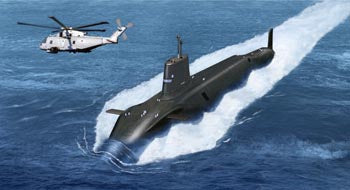 1/350 HMS-29'Victorius'SSBN Submarine