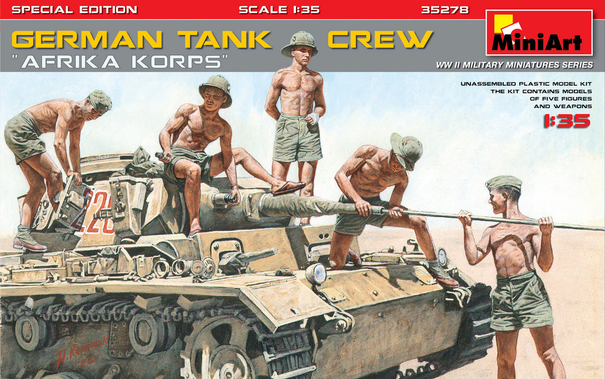 1/35 German Tank Crew "Afrika Korps" Special Edition