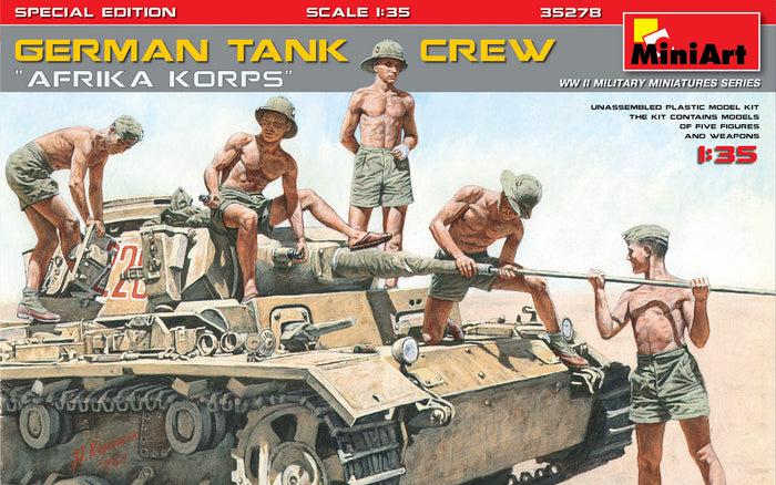 1/35 German Tank Crew "Afrika Korps" Special Edition