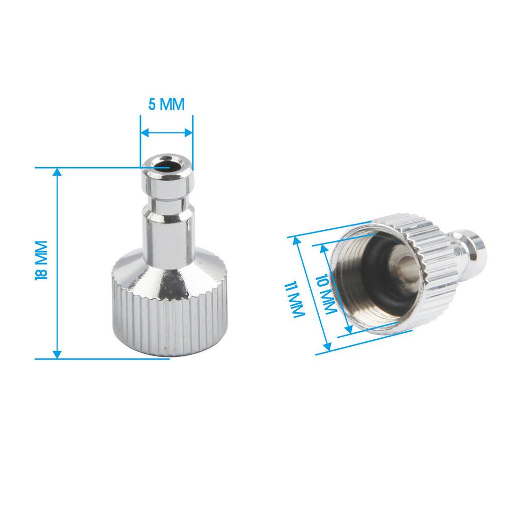 Airbrush Quick Release Disconnector Kit BD-117K with 5 Pieces 1/8ÿ